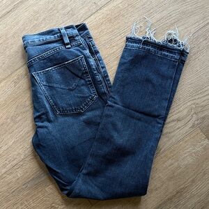 Hudson Jeans Women's Straight Leg in Dark Blue